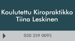 Koulutettu Kiropraktikko Tiina Leskinen logo